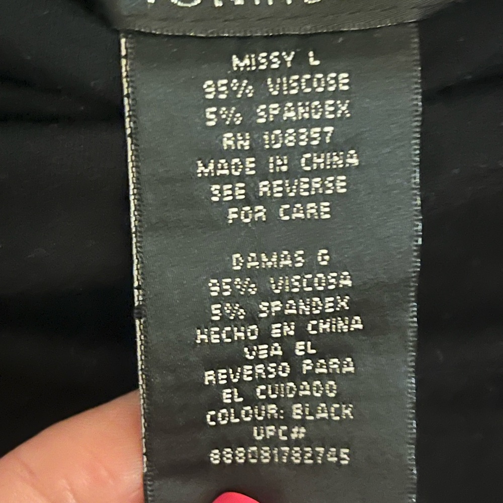 Design History Classic Black A-Line Maxi Skirt with Black Fold Ovef Waist-NWOT - Picture 3 of 4